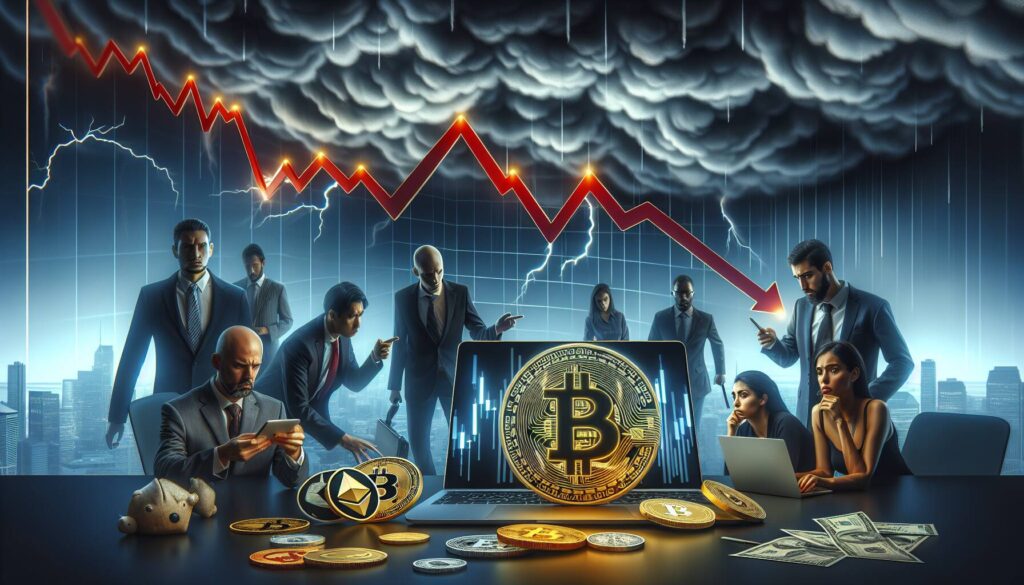 Cryptocurrency market experiences significant losses amid trade tensions