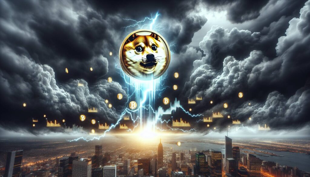 Dogecoin's surge amid economic uncertainties