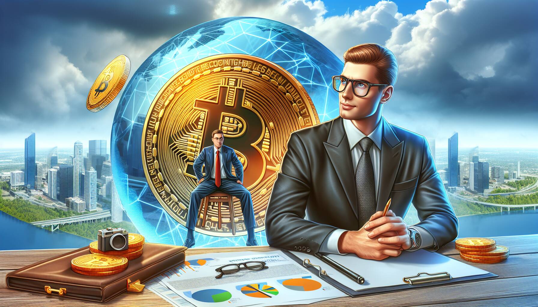 Eric Trump promotes cryptocurrency as a financial refuge