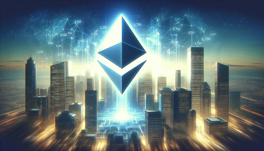 Ether rises above $2,700 as institutional interest grows