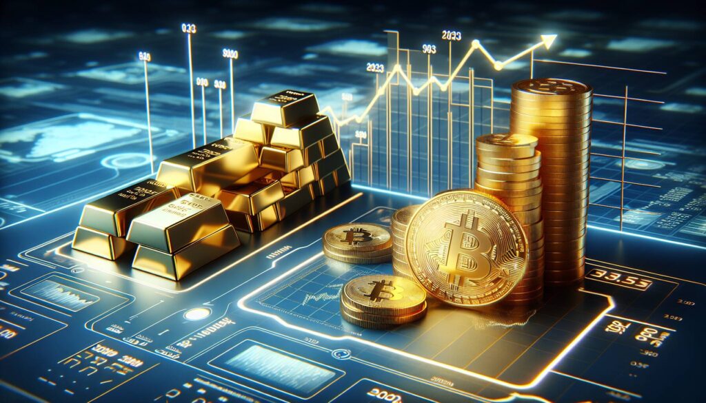 Gold and Bitcoin investment trends in 2023