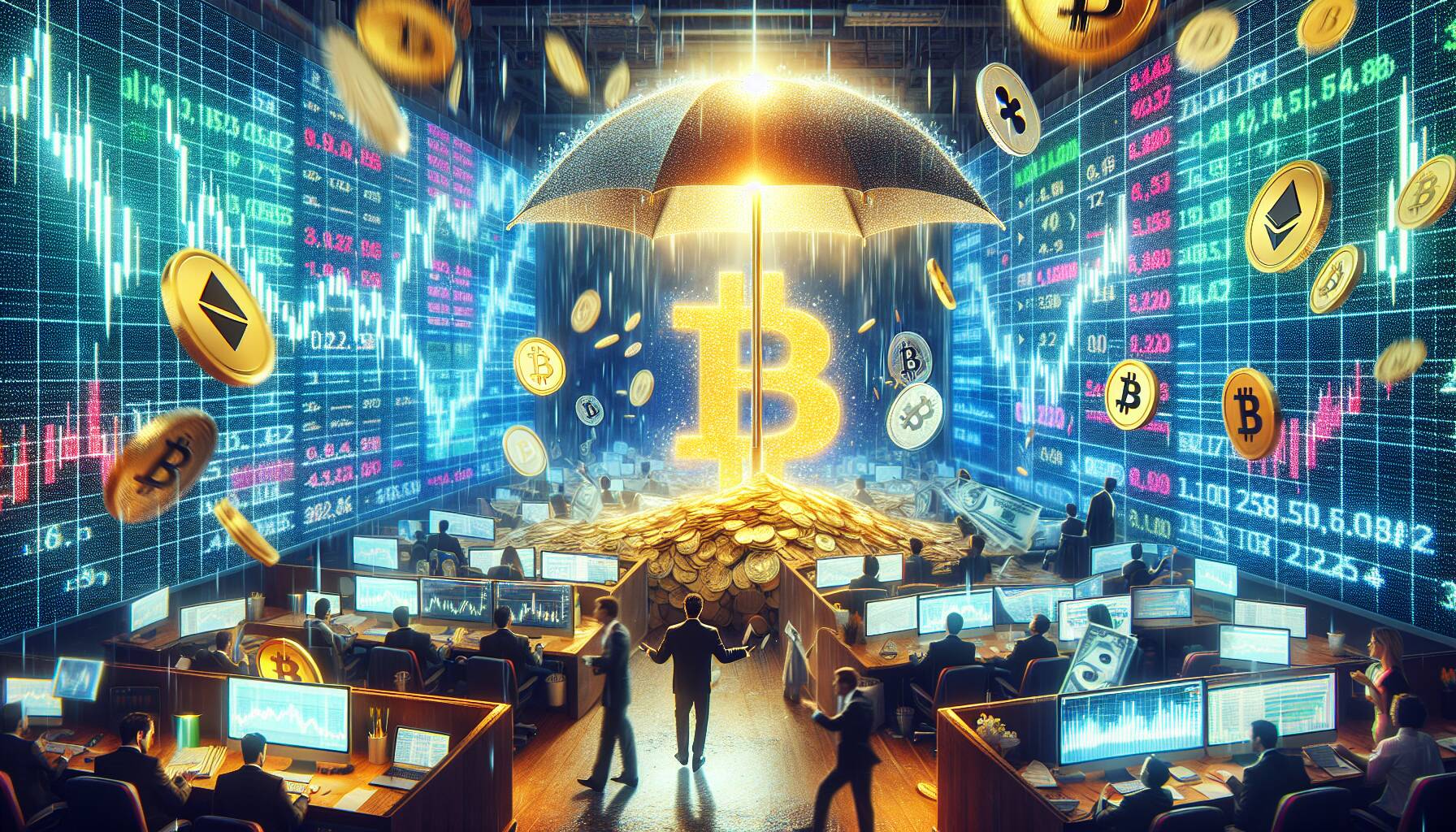 Surge in cryptocurrency market amid economic uncertainty