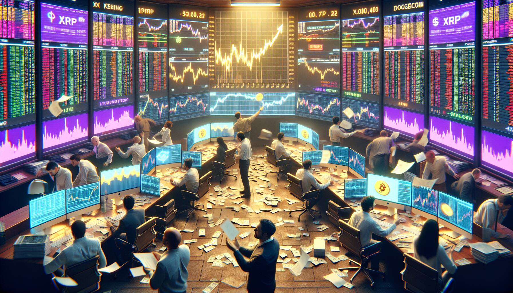 Surge in speculative interest for XRP and Dogecoin futures