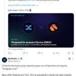 Synthetix Moves to Acquire Derive to Strengthen Crypto Derivatives Presence