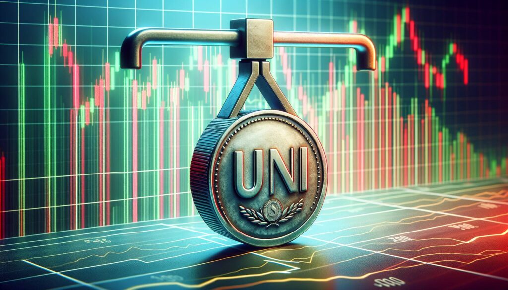 Uniswap's UNI token under selling pressure amid market volatility