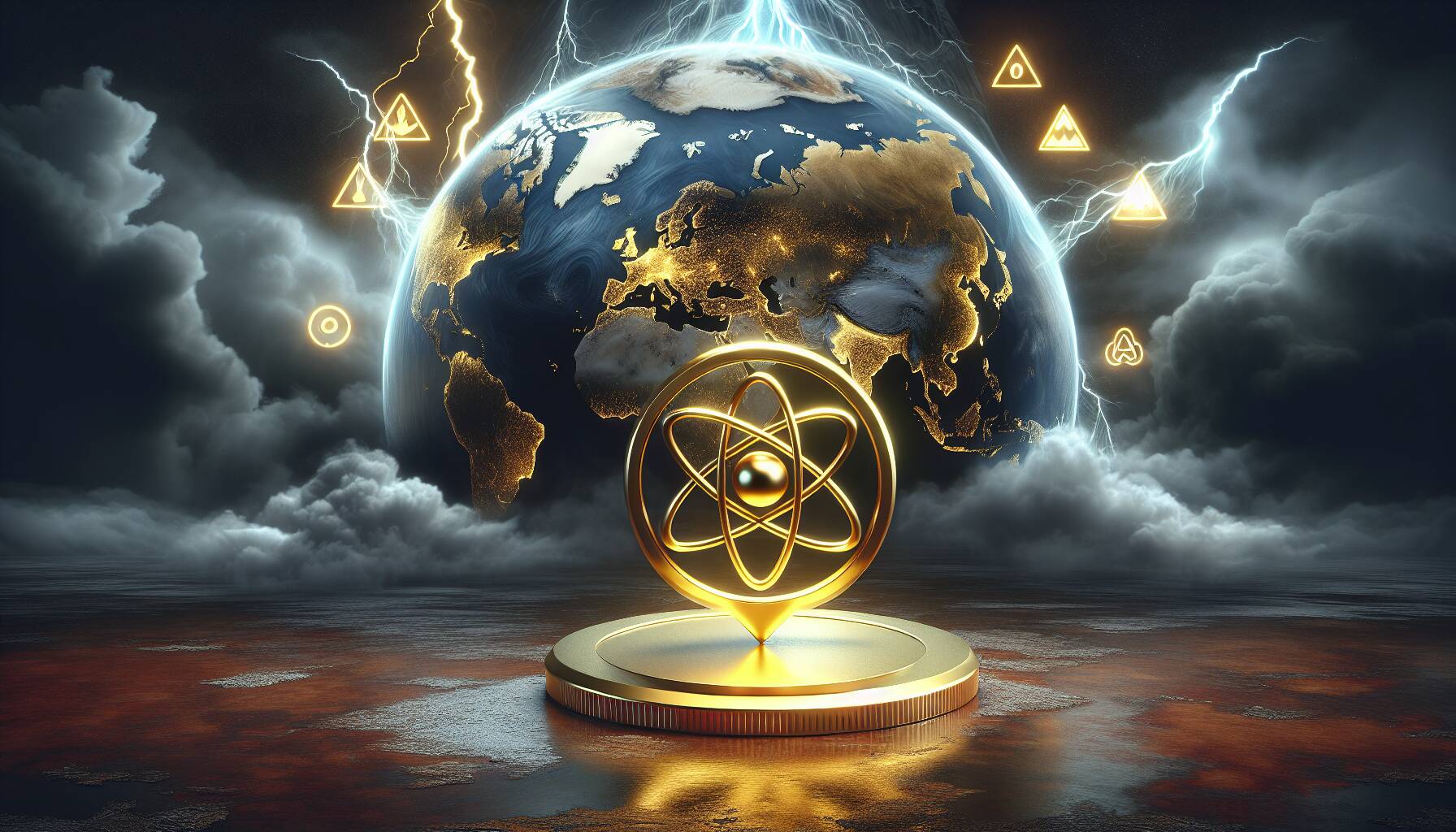 ATOM token shows resilience amid global tensions