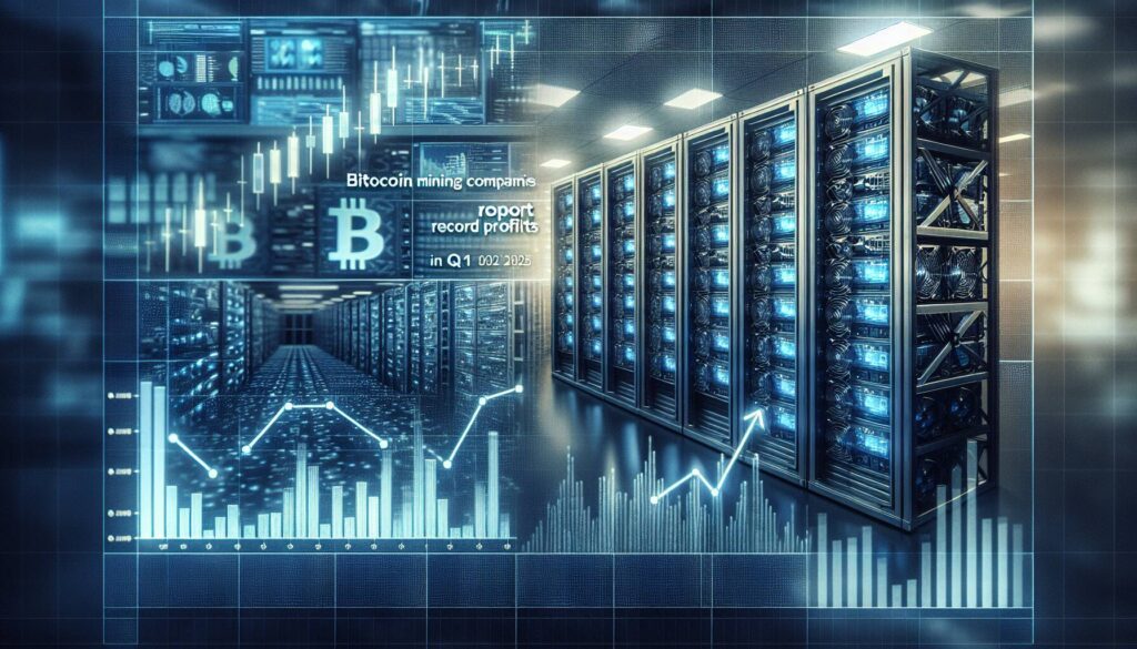 Bitcoin mining companies report record profits in Q1 2025