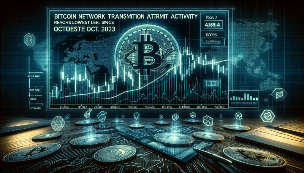 Bitcoin network transaction activity reaches lowest level since Oct. 2023 - The Block