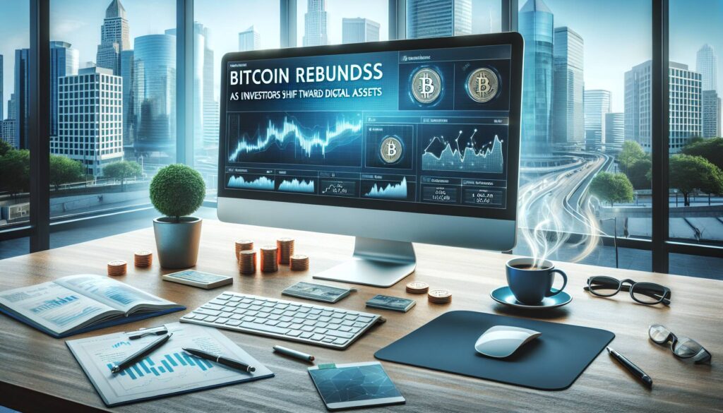 Bitcoin rebounds as investors shift towards digital assets