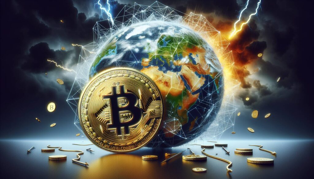 Bitcoin struggles amid geopolitical turmoil