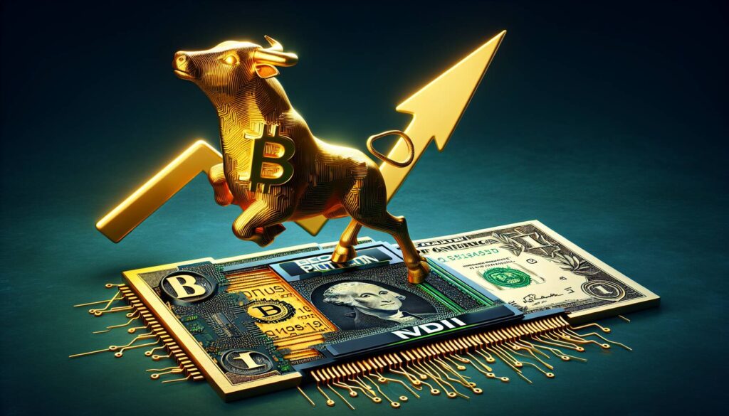 Bitcoin's Bullish Momentum Grows Stronger as Dollar Weakens and Nvidia Surges to All-Time Highs Amid Economic Uncertainty