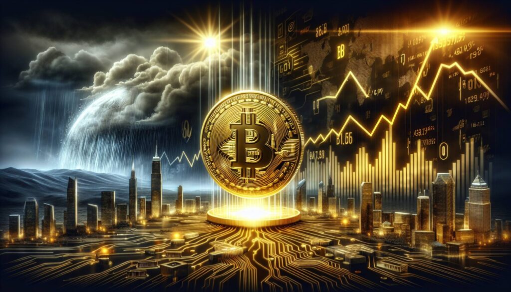 Bitcoin's rise amid economic challenges