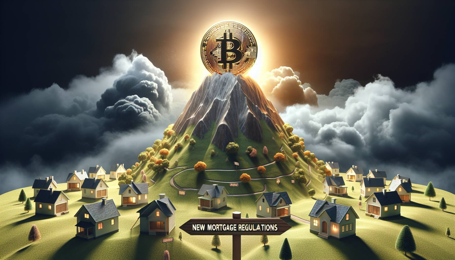 Bitcoin's rise amid new mortgage regulations