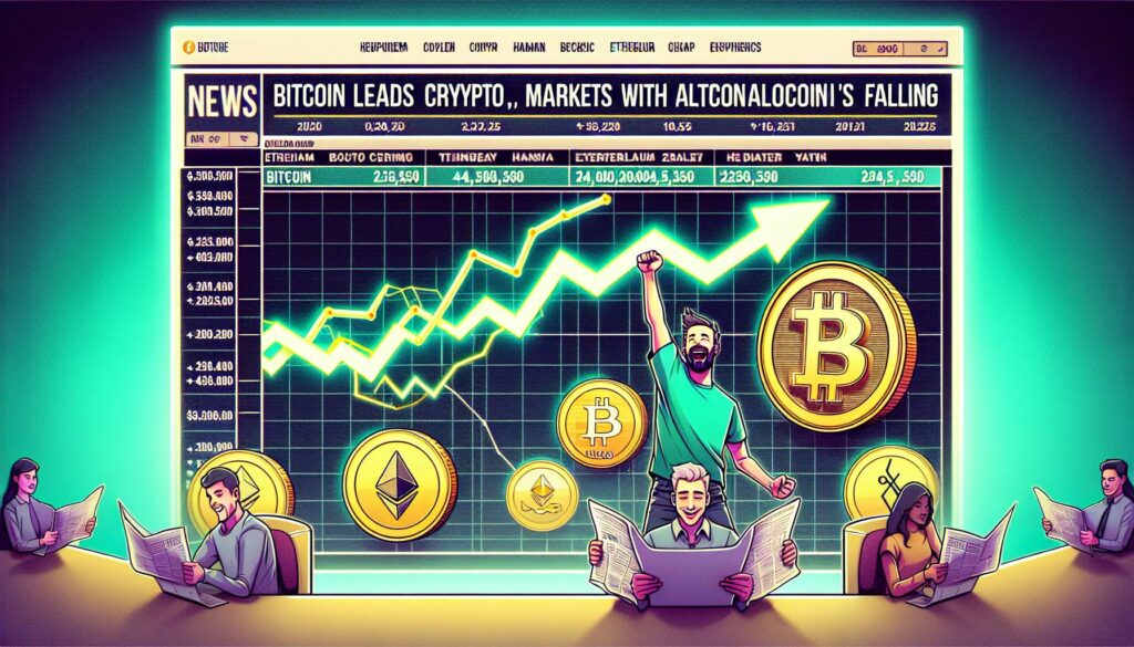 BTC, ETH, SOL News: Bitcoin Leads Crypto Markets in 2025's First Half with Altcoins Faltering