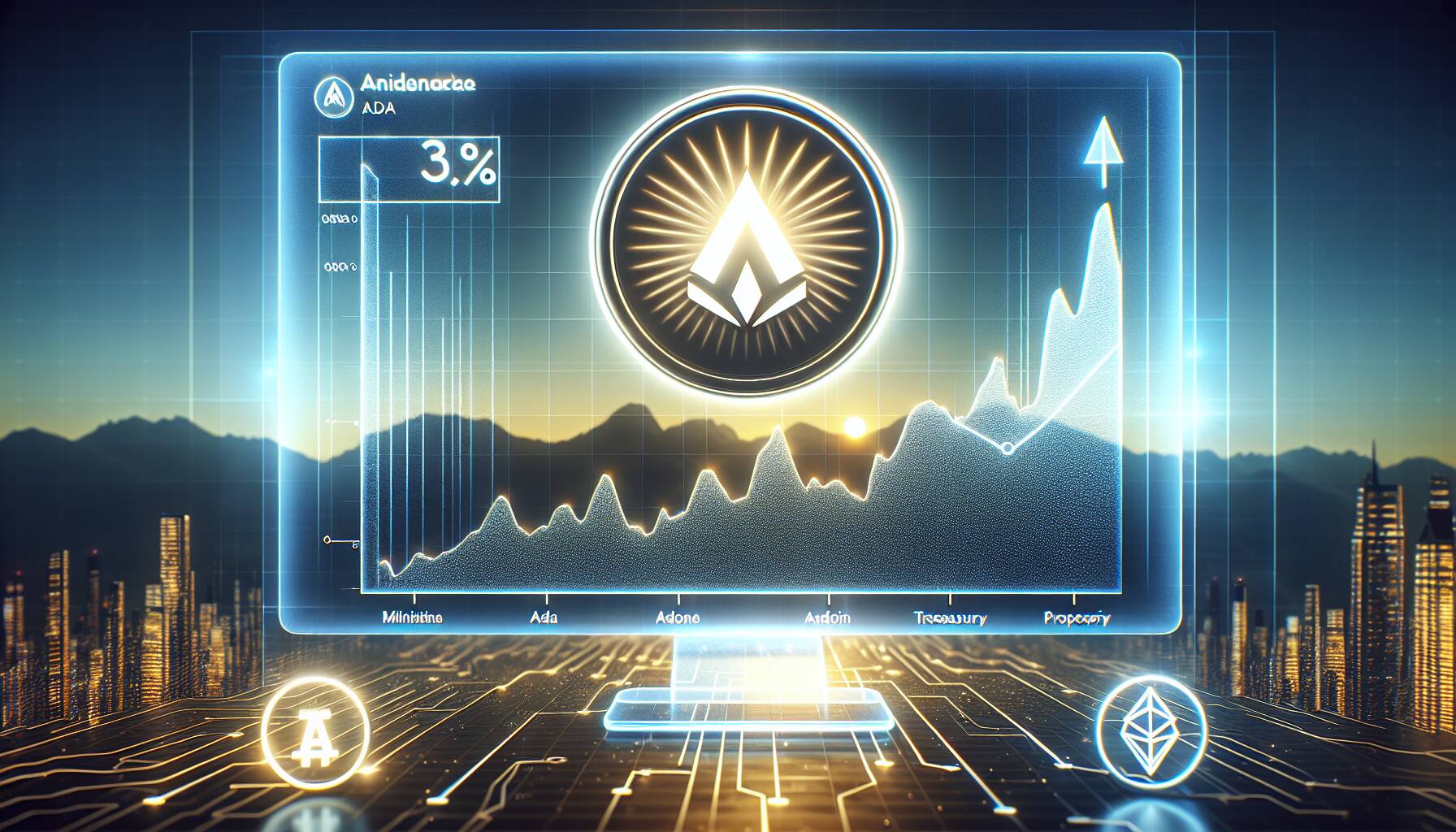 Cardano's ADA token sees 3% rise amid staking milestone and treasury proposal