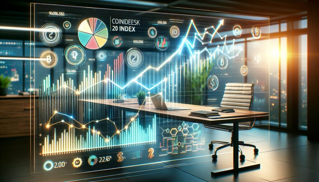 CoinDesk 20 Index shows positive market trends
