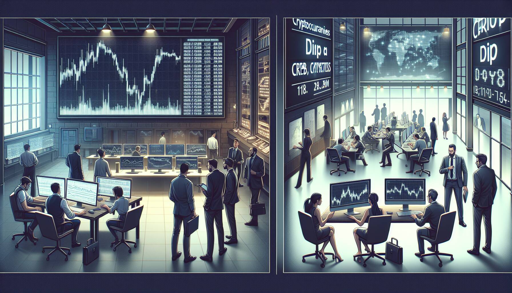 Crypto markets experience slight dip amid regulatory developments and cautious outlook