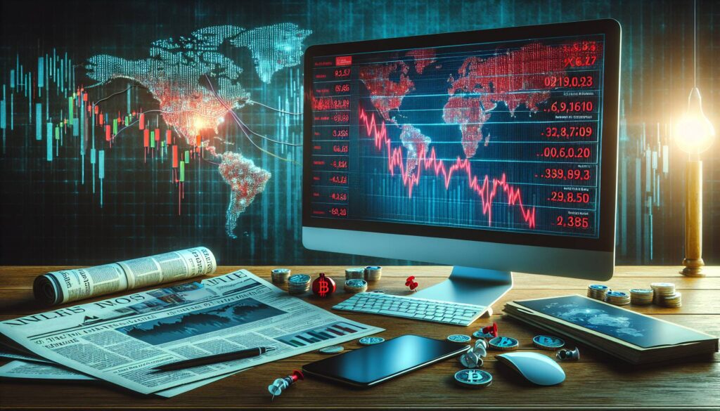 Cryptocurrency market declines amid geopolitical tensions