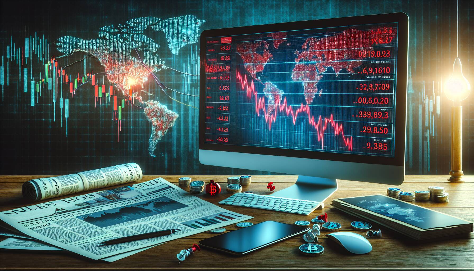 Cryptocurrency market declines amid geopolitical tensions