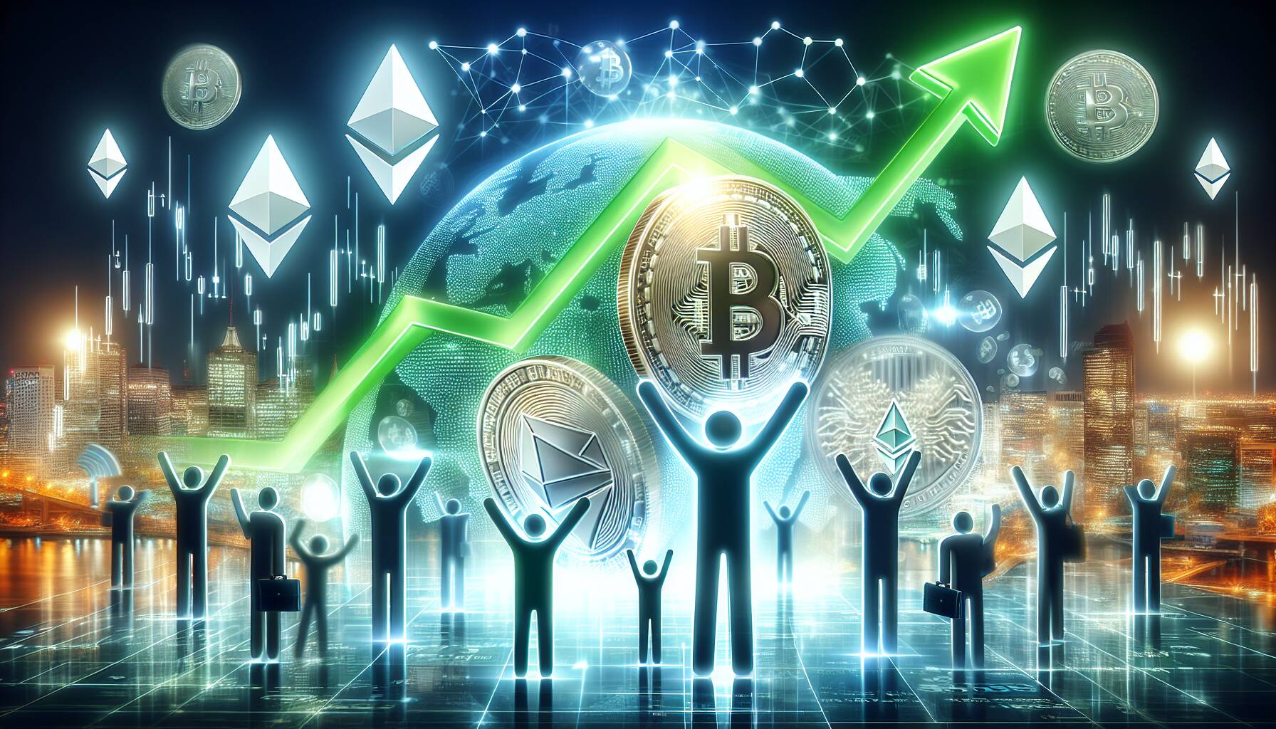 Cryptocurrency market shows positive trends