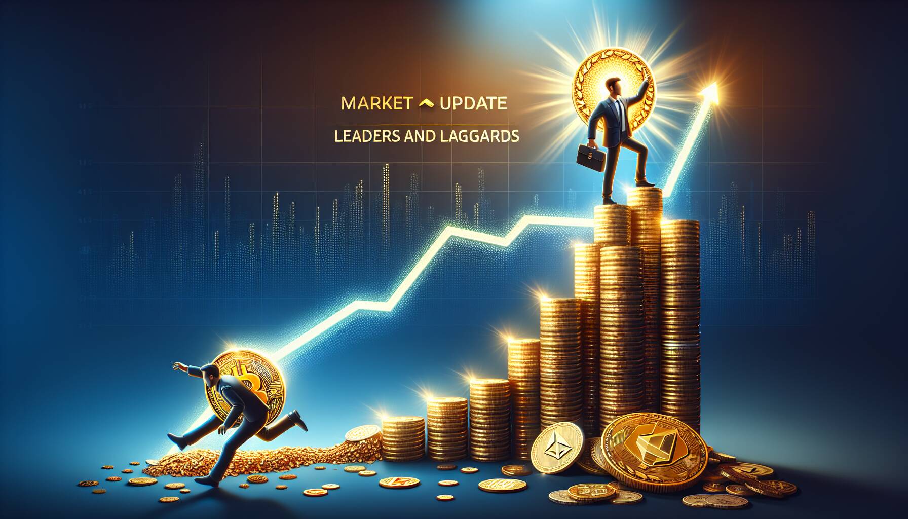 Cryptocurrency market update highlights leaders and laggards