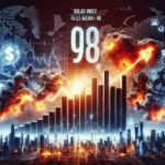 Dollar index falls below 98 and impacts global markets