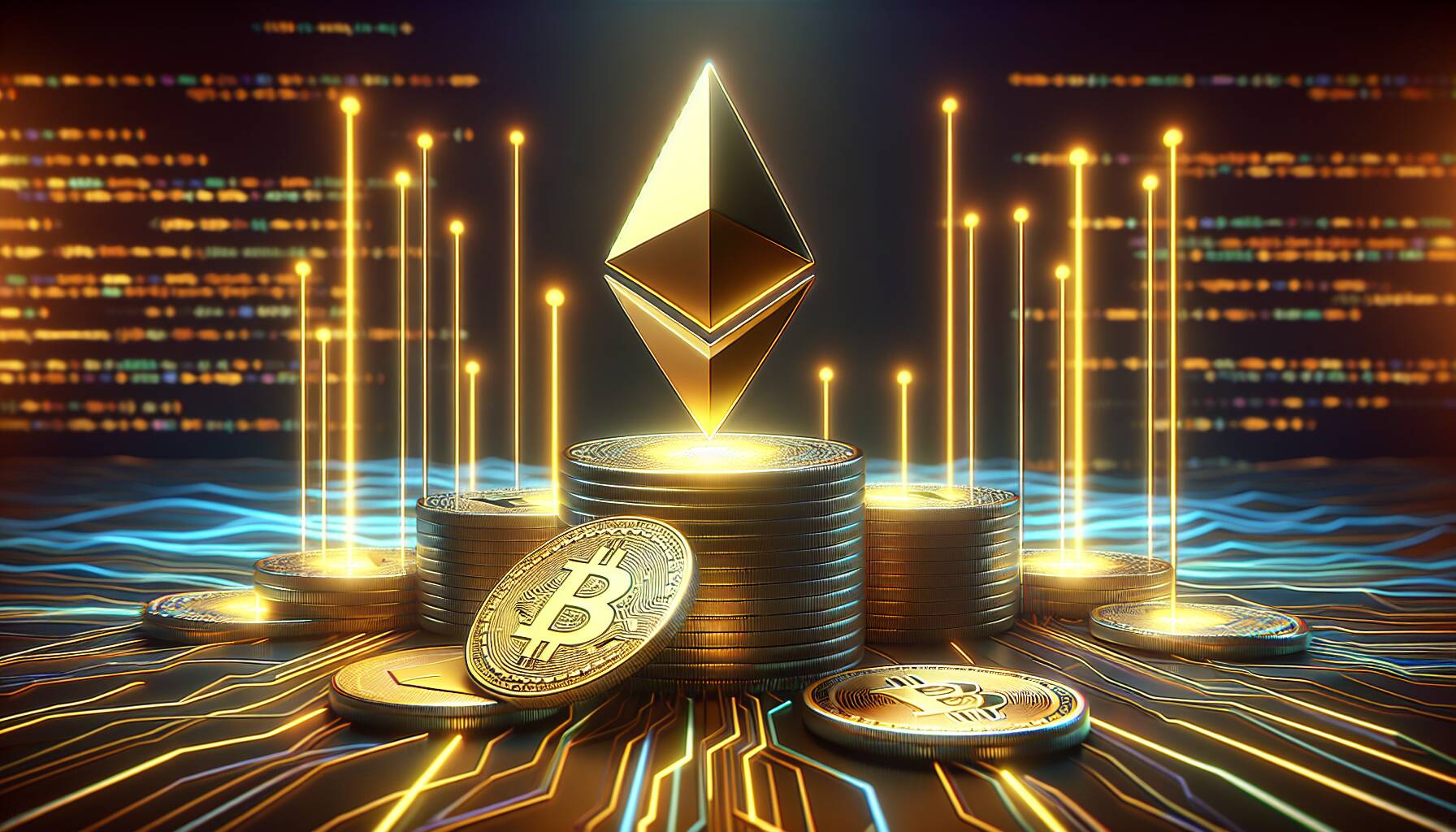 Ethereum's rise in the crypto market amidst technological advancements
