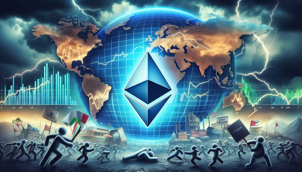 Ethereum's strong performance amid global tensions