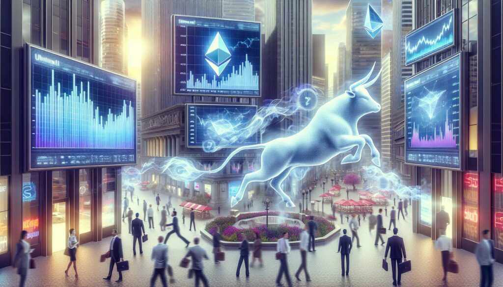 Ether's bullish momentum amid institutional interest