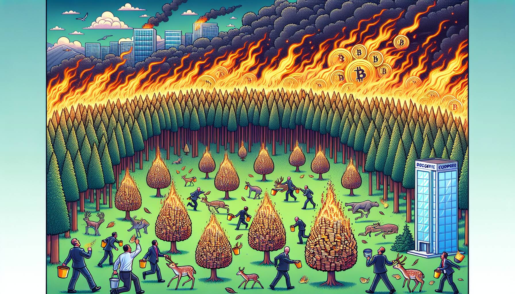 Forest fire: Corporate America’s bitcoin buying spree fuels concern