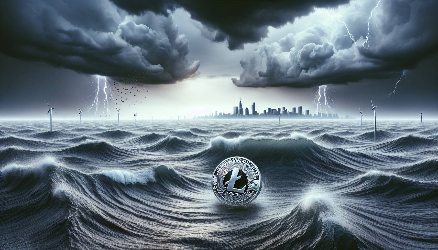 Litecoin struggles amid market turmoil and geopolitical tensions