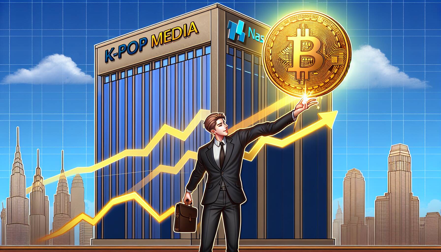 Nasdaq-listed K-Pop Media Firm Sees Stock Soar 130% with Bold Bitcoin Move