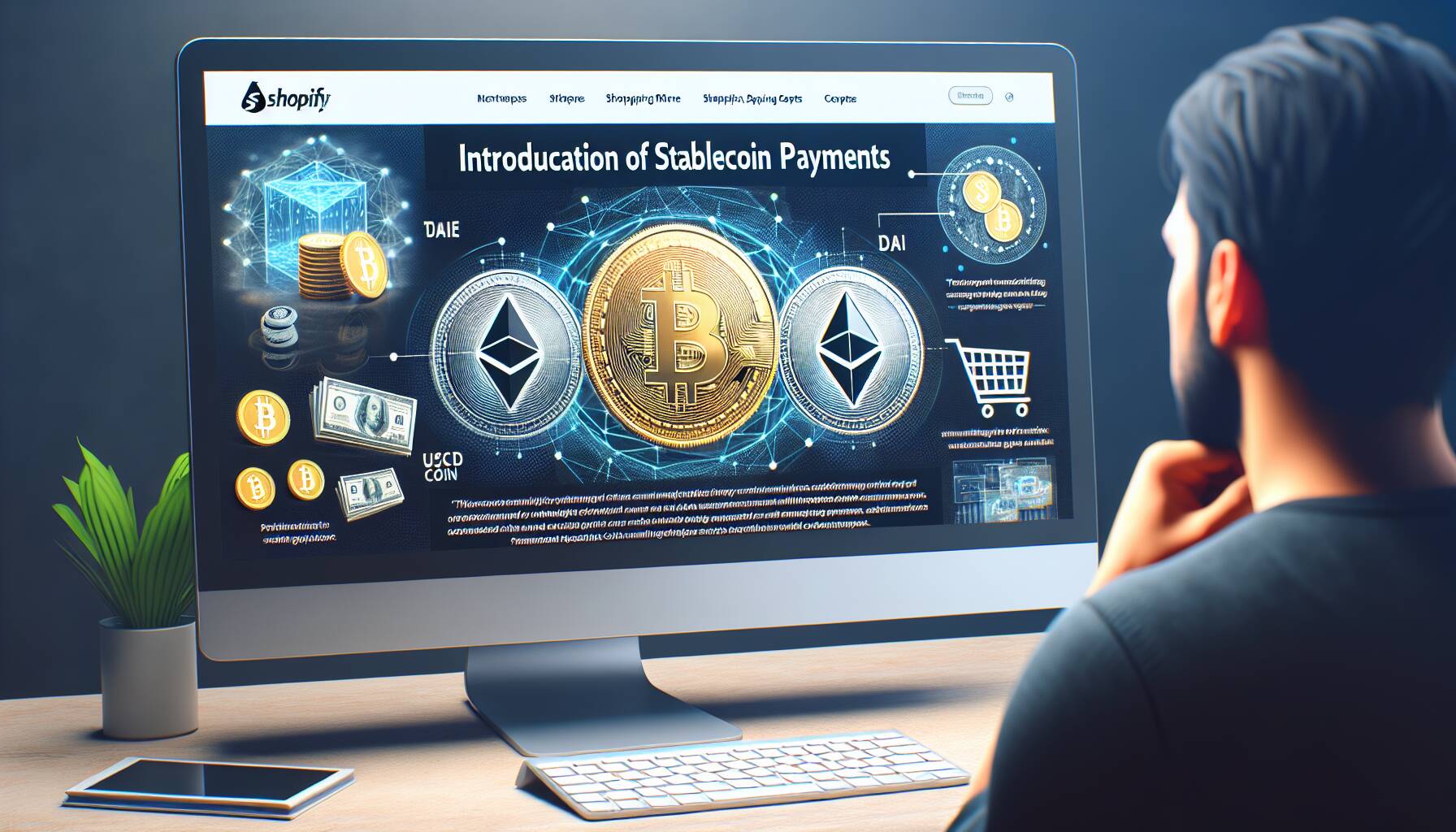 Shopify introduces stablecoin payments