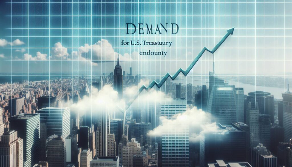 Strong demand for U.S. Treasury notes amidst fiscal uncertainties