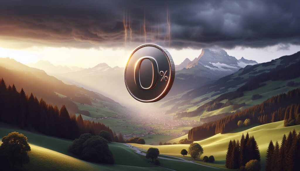 Switzerland reintroduces zero interest rate policy amidst economic uncertainties