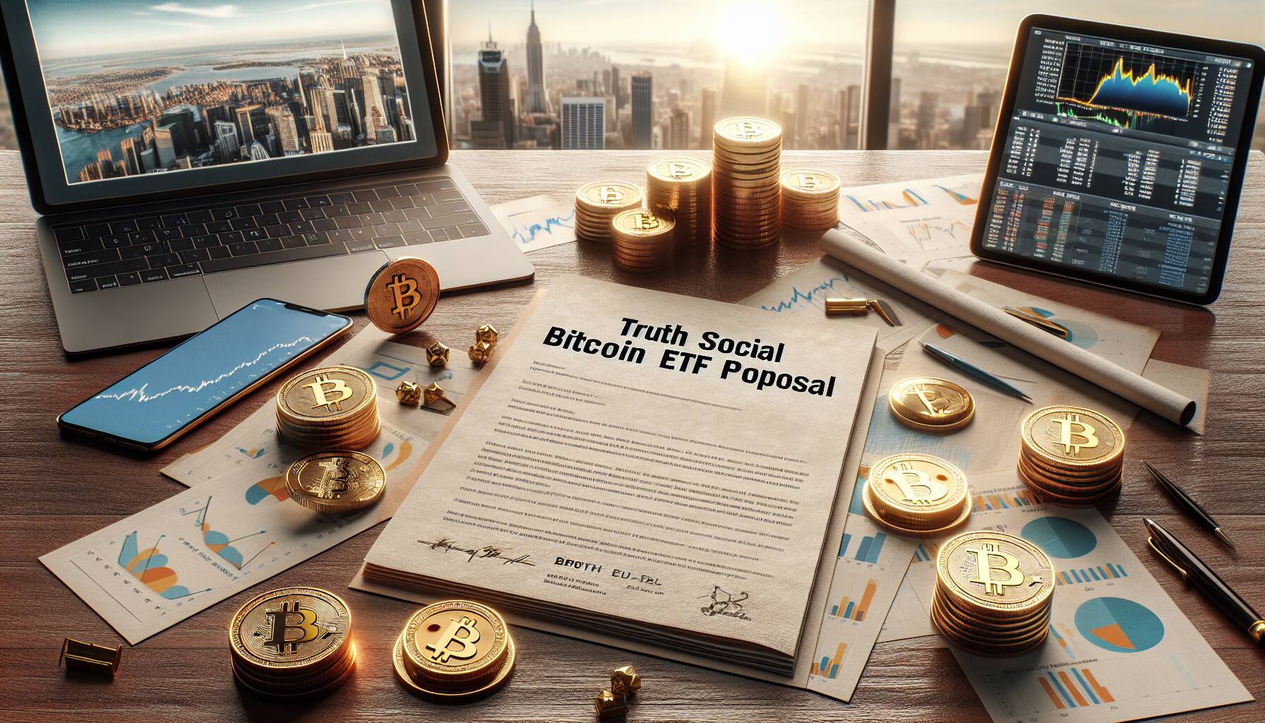Truth Social bitcoin ETF proposal