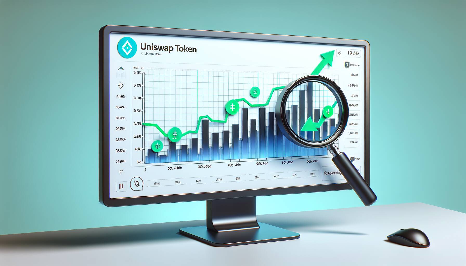 Uniswap token experiences volatility and recovery signals