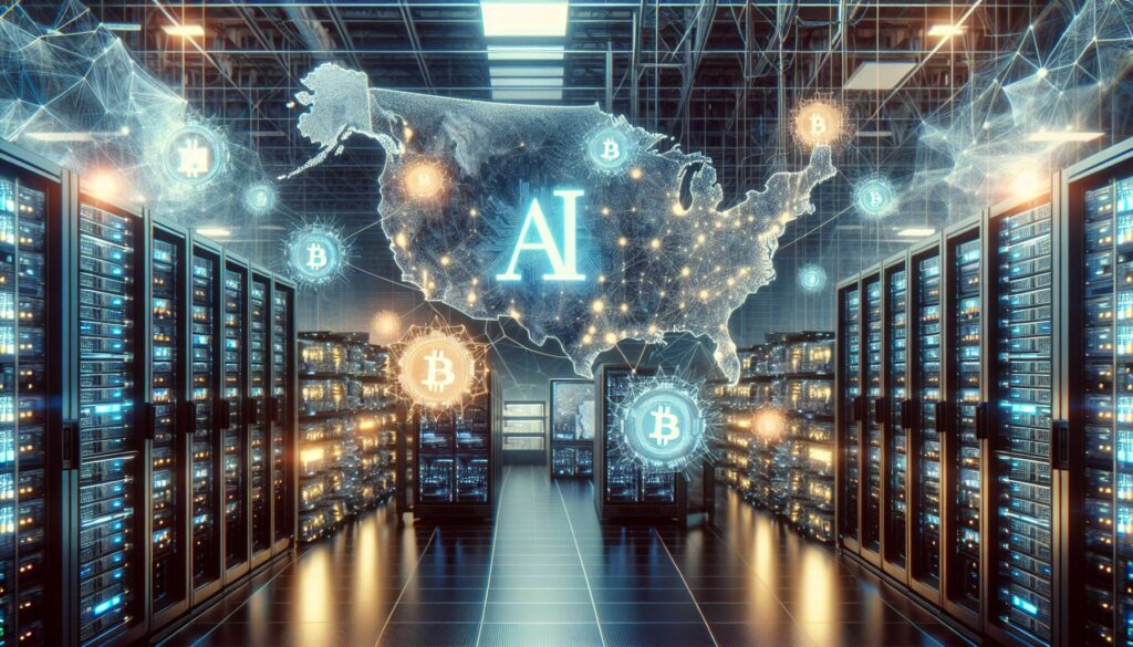 AI and bitcoin mining intersecting in North America