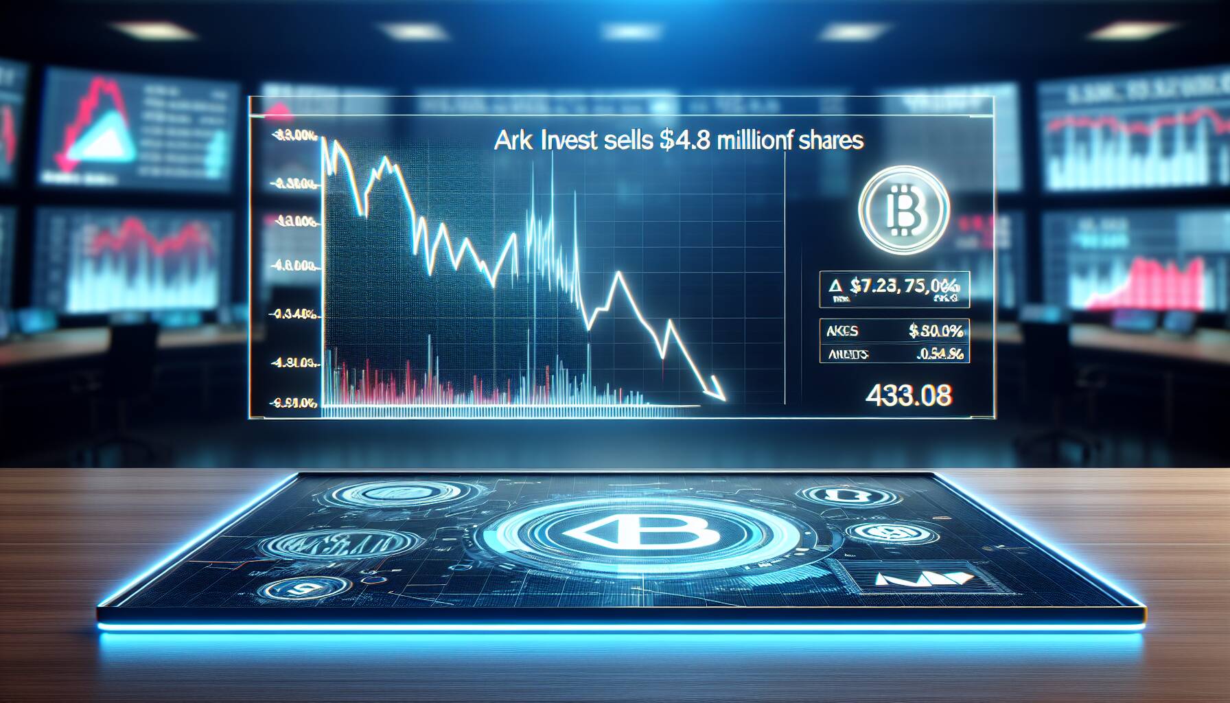 ARK Invest sells $43.8 million in Coinbase shares