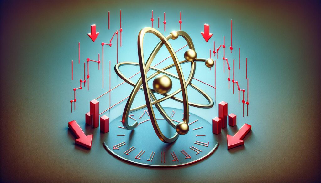 Atom token faces significant selling pressure and market uncertainty