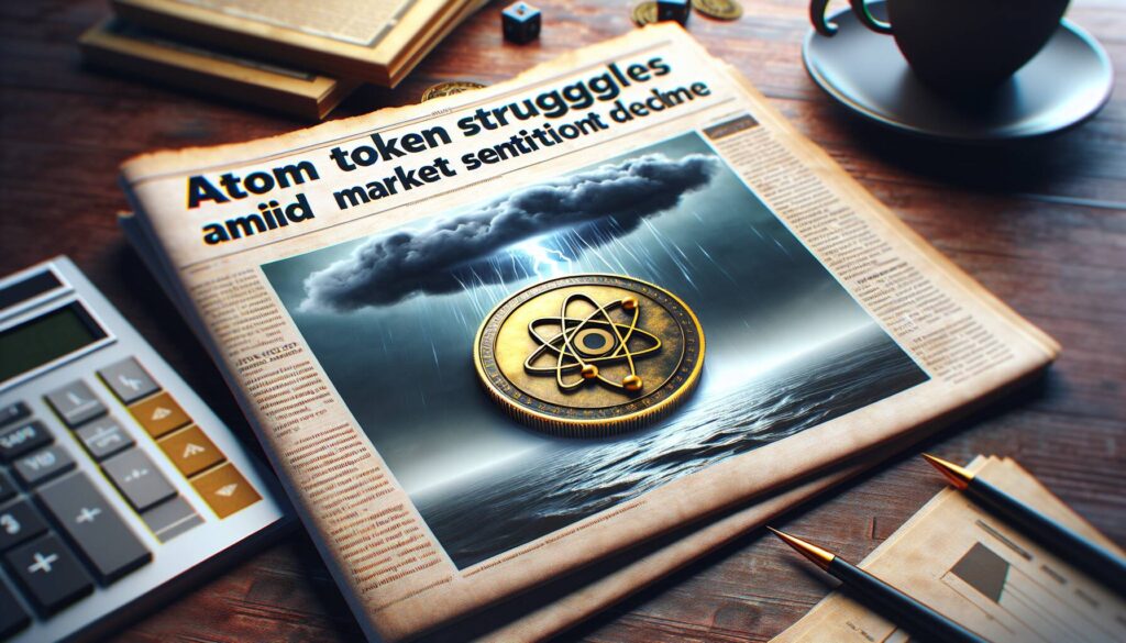 Atom token struggles amid market sentiment decline