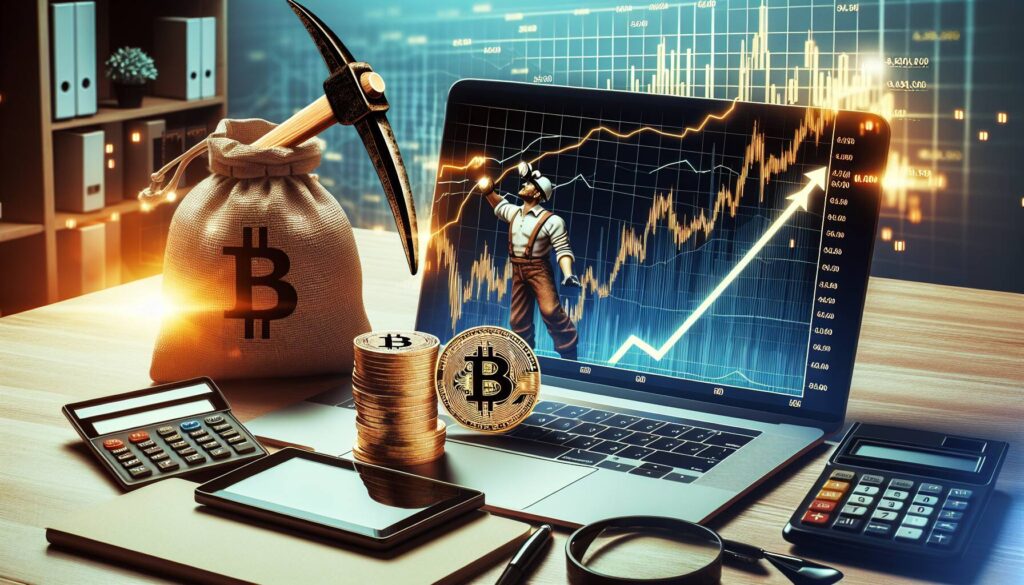 Bitcoin mining stocks rally on record highs