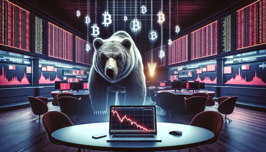 Bitcoin price decline signals bearish shift in cryptocurrency market