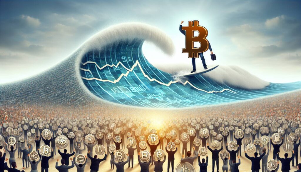 Bitcoin surge near record highs amid broader crypto rally