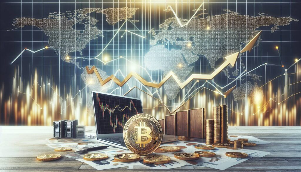 Bitcoin's modest increase amid changing market dynamics