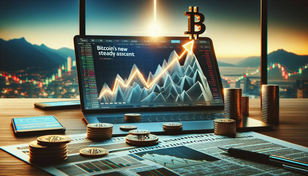 Bitcoin's new steady ascent in the market