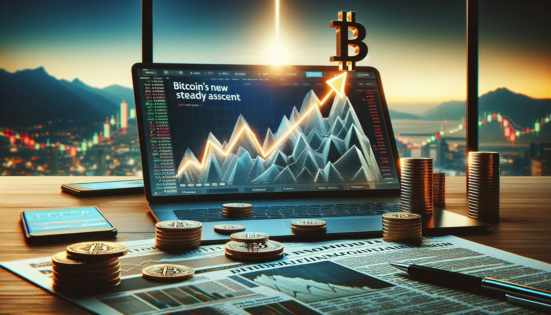 Bitcoin's new steady ascent in the market