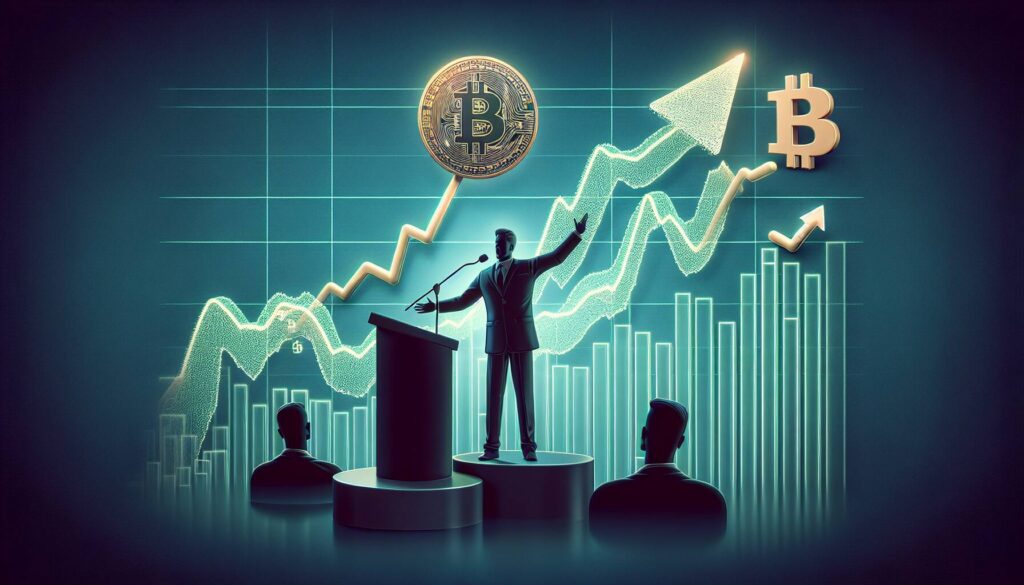 Bitcoin's price surge amid Trump's interest rate comments