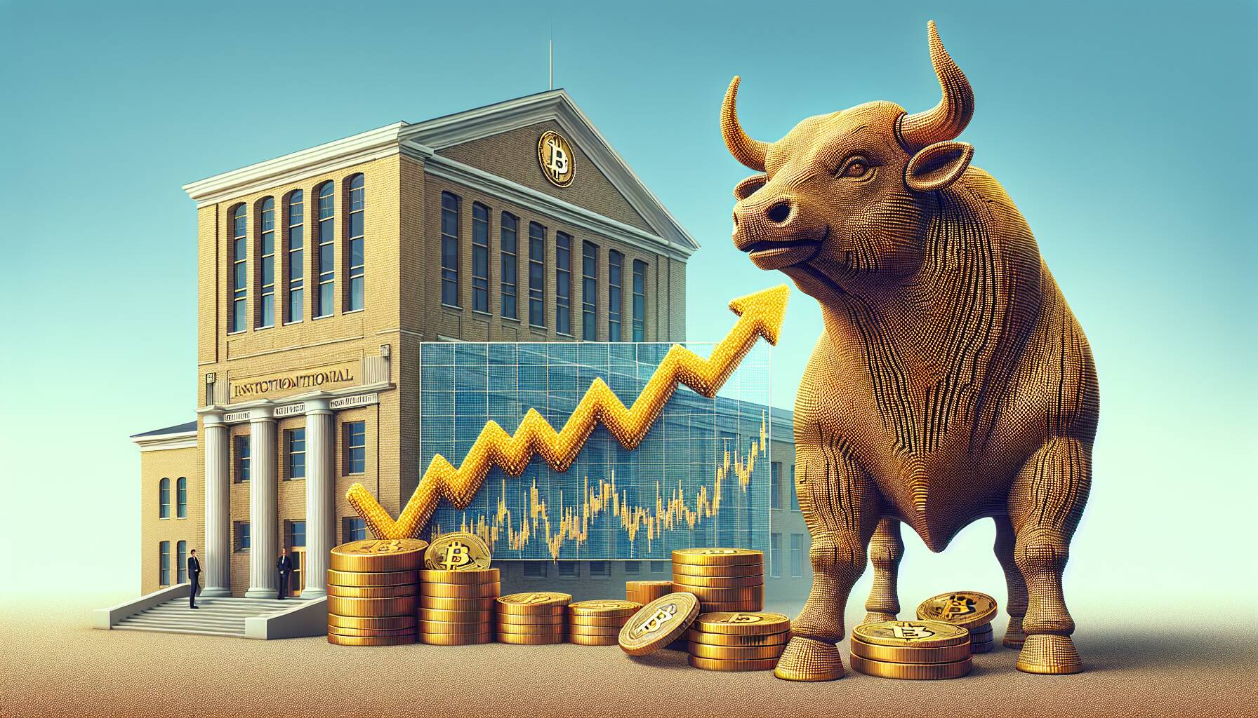 Bitcoin's strong performance amid institutional support