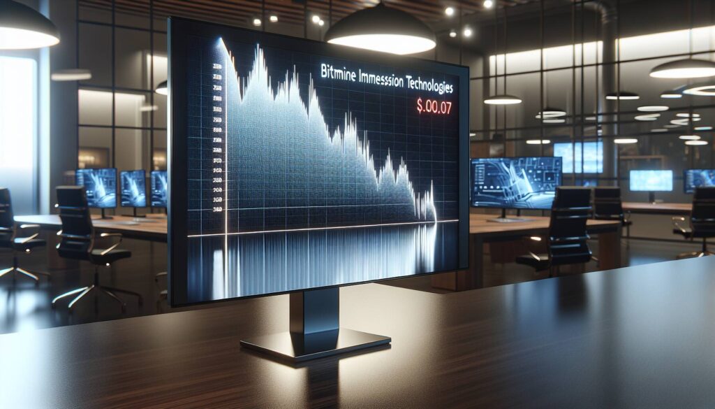 Bitmine immersion technologies faces steep stock decline